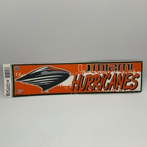 Vintage Wincraft University of Miami Hurricanes UMiami Retro Logo Sticker